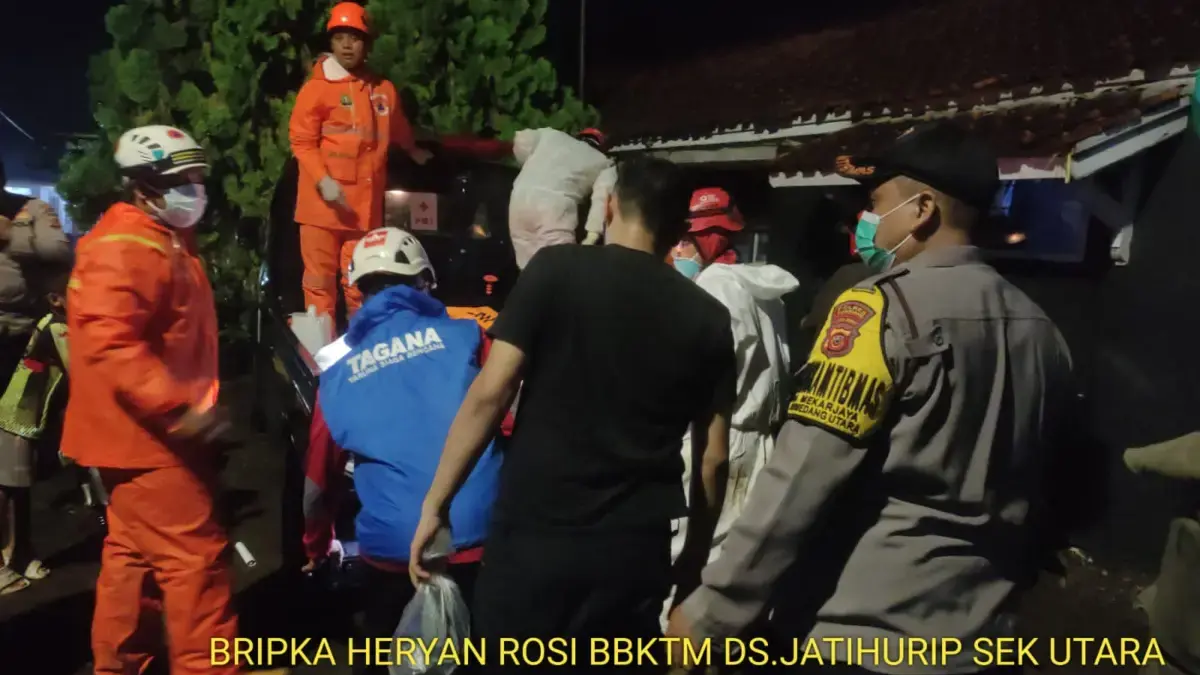 Pria Tanpa Identitas Ditemukan Gandir di Pohon Dekat Sungai Cipeles