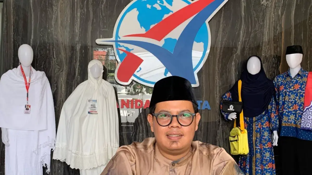 AMANAH: Pembimbing Travel Umroh Anidar Wisata M S Nahru Ulumuddin, saat ditemui Sumeks di kantornya, baru-baru