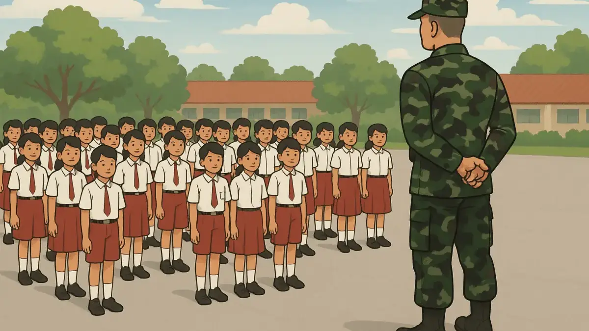 Dari Kenakalan Menuju Kemandirian: Pelajar Sumedang Ditempa Jadi Pemuda Tangguh di Barak TNI