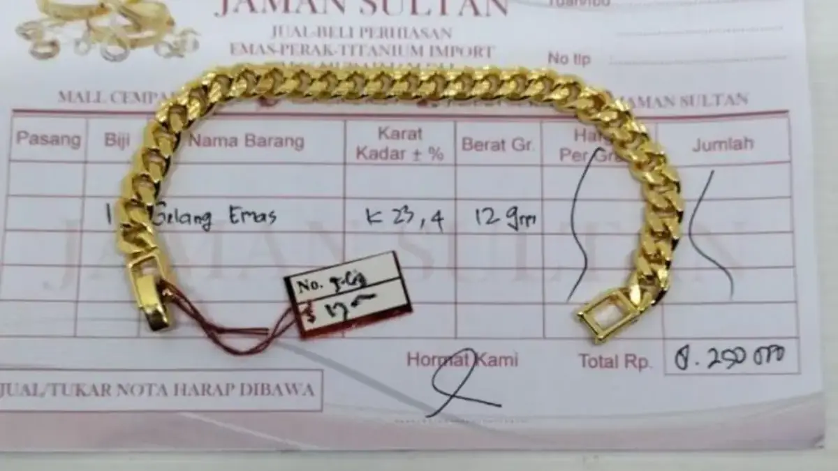 Segini Potongannya Kalau Kamu Jual Emas Tanpa Surat
