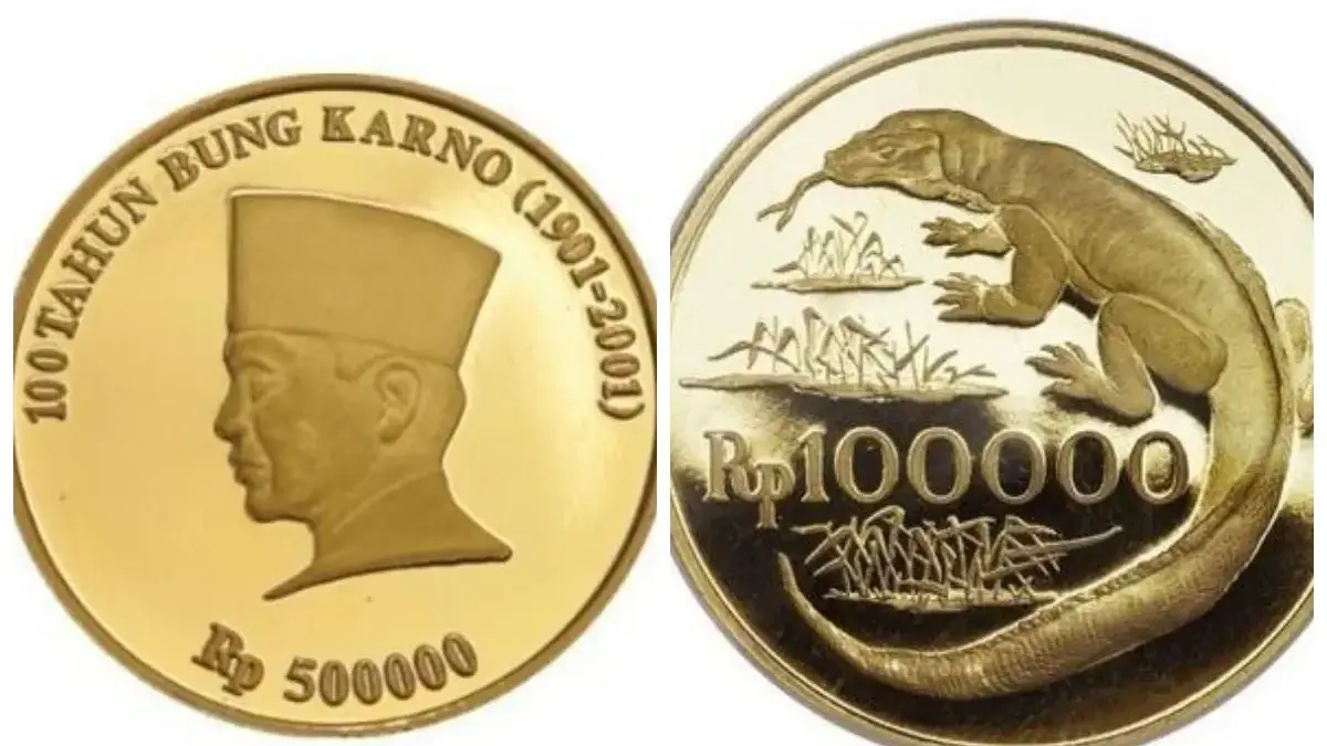 5 Koin Rupiah Kuno yang Mengandung Emas, Harganya Sekarang Sampai 100 Jutaan!
