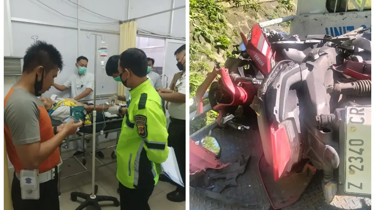 Pemotor Korban Kecelakaan di Cigendel Sumedang Meninggal Dunia, Jenazah Sudah Dibawa ke Rumah Duka