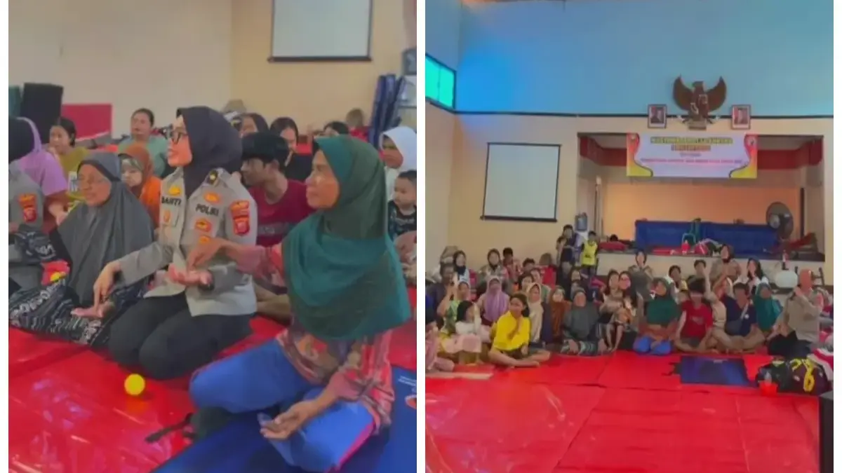 Polres Sumedang Bantu Pulihkan Trauma Warga Terdampak Pergeseran Tanah di Kecamatan Cisarua