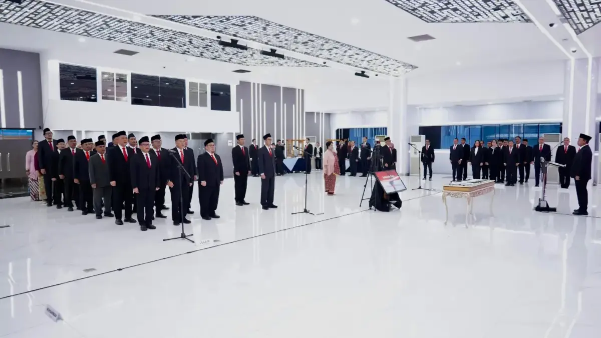 Lantik Pejabat Struktural, Menteri Nusron Tegaskan Pentingnya Sistem Rotasi Berkala