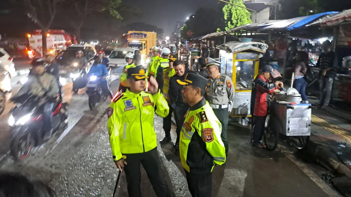 Kawasan industri PT. Kahatex di Kecamatan Jatinangor menjadi titik utama kegiatan operasi pemberantasan preman