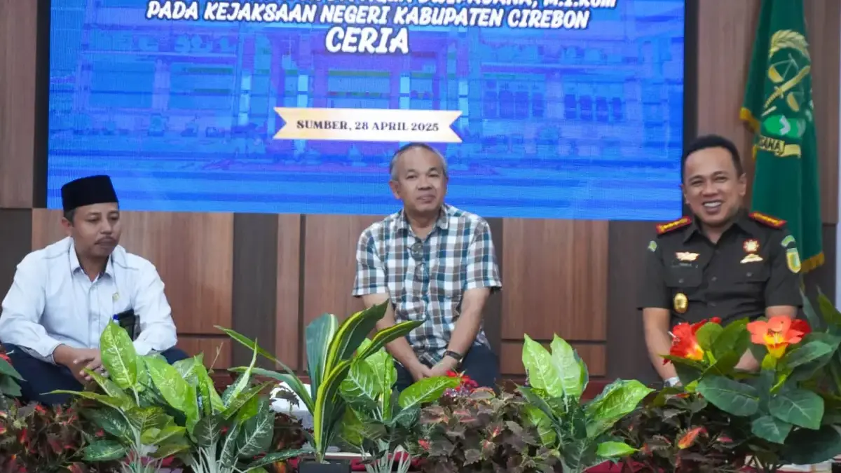 Mendadak, Pakar Komunikasi Dr Aqua Dwipayana Sharing di Kejaksaan Negeri Kabupaten Cirebon