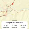 Gempa Bermagnitudo 3,7 Guncang Sumedang