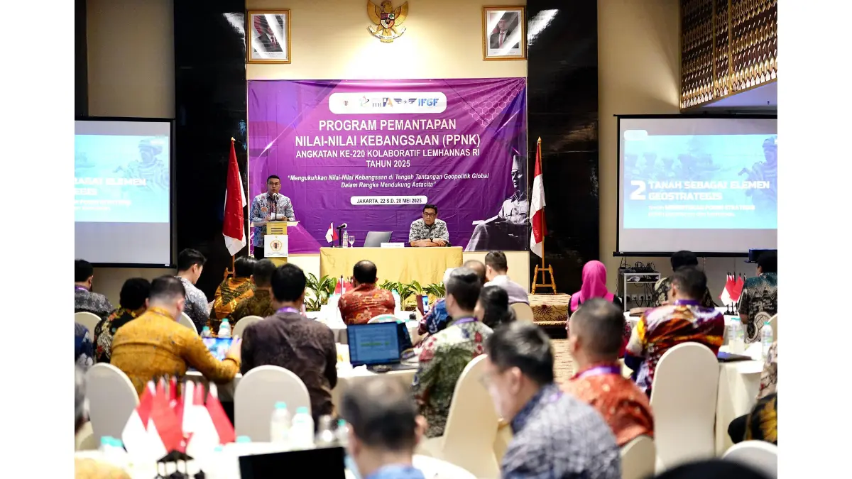 Wamen Ossy Jadi Pembicara di LEMHANNAS RI: Tanah dan Tata Ruang Pilar Ketahanan Nasional