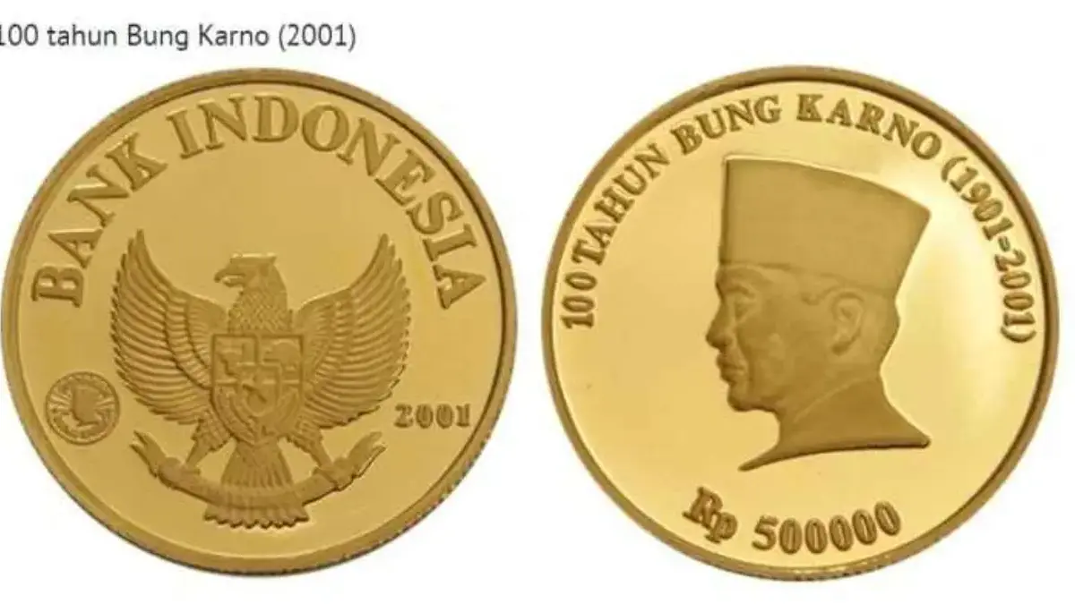 Koin Emas Soekarno Rp500 RIbu Dijuluki Alphard Coin Karena Dihargai Sampai 1 Miliar