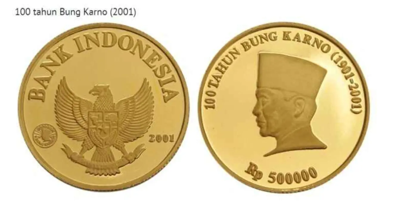 Koin Emas Soekarno Rp500 RIbu Dijuluki Alphard Coin Karena Dihargai ...