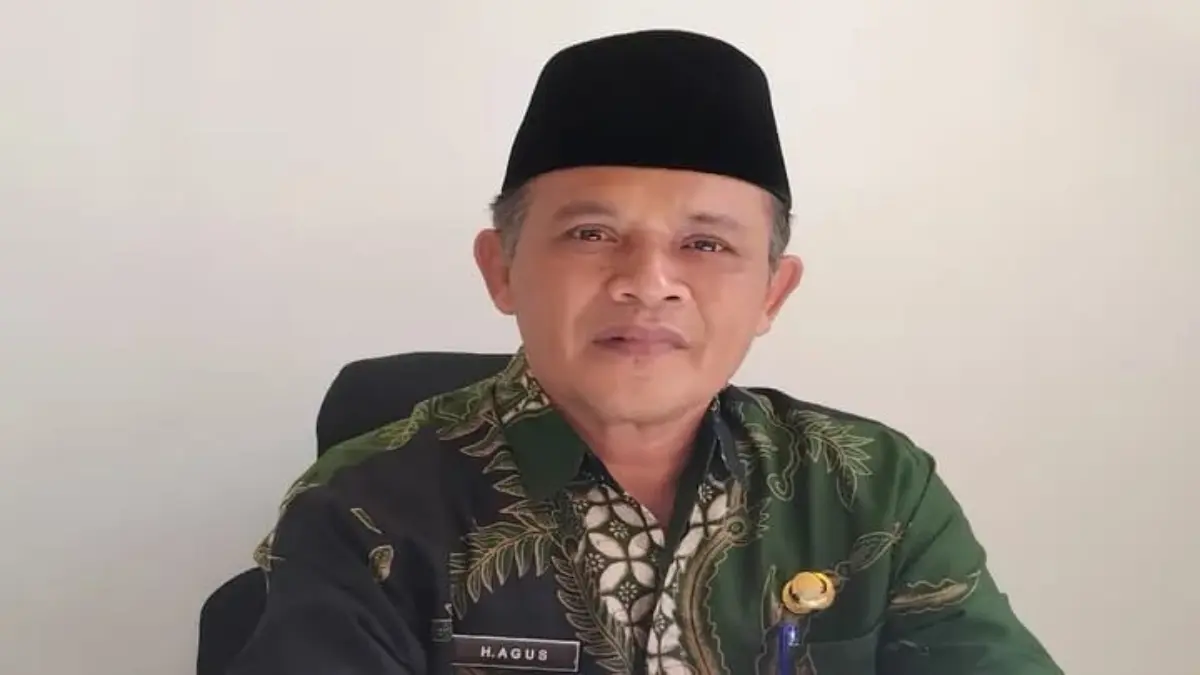 TUNAIKAN HAJI: Kasi Penyelanggara Haji dan Umroh Kementrian Agama Kabupaten Sumedang H Agus.