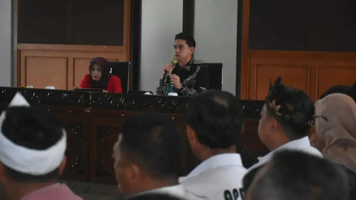 KOMITMEN: Wakil Bupati Sumedang M. Fajar Aldila pada kegiatan Rapat Koordinasi Penyelenggaraan Pemerintahan ya
