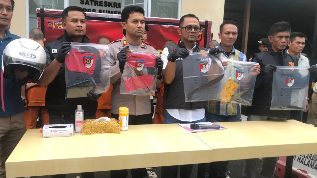 Polres Sumedang Ungkap Kasus Kekerasan Bersenjata, 7 Pelaku Diamankan Termasuk Anak di Bawah Umur