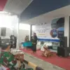 LUNCURKAN: Bupati Sumedang Dony Ahmad Munir saat peresmian Gedung UMKM Centre, Rumah Kemasan, dan Outlet Pemas