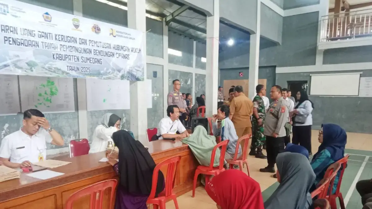 DIBERIKAN: Kegiatan pembayaran uang ganti kerugian dan pemutusan hubungan hukum untuk kepentingan pembangunan