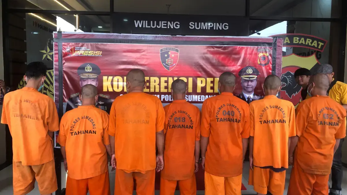 Preman Berkedok Jualan Air, 6 Orang Ditangkap Polisi di Sumedang