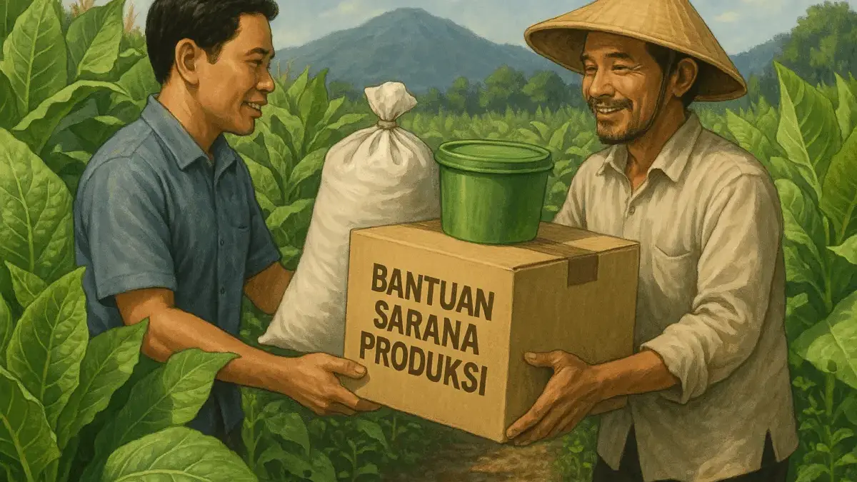 Bantuan Saprodi dan Sarana Tani Jadi Harapan Baru Petani Tembakau Sumedang