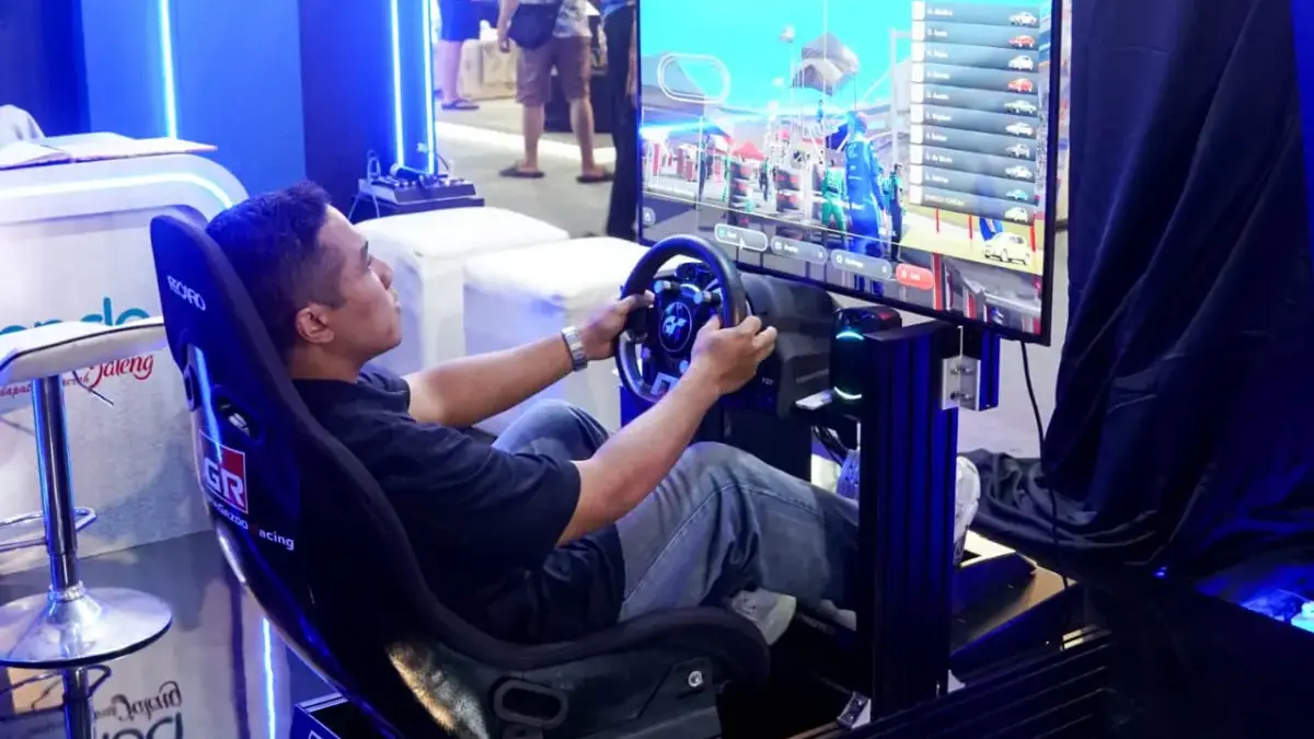 Bapenda Sediakan Racing Simulator di Jateng Fair 2025