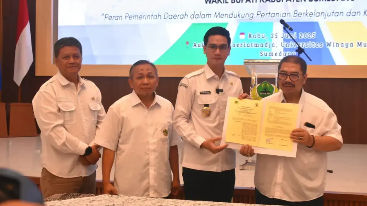 Pemda Sumedang dan Unwim Jalin Sinergitas Wujudkan Kemandirian Pangan dan Pertanian Berkelanjutan