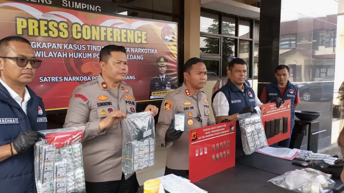 Lagi-lagi, Polisi Ciduk Belasan Penyalahguna Narkoba di Sumedang