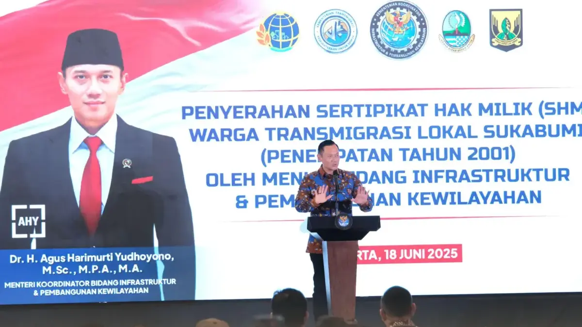 Apresiasi Kementerian ATR/BPN, Menko AHY: Tanpa Kepastian Tanah Tak Akan Ada Pembangunan