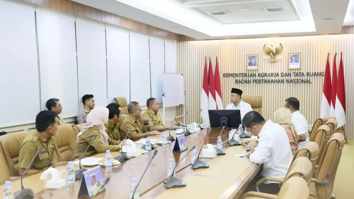 Audiensi Wali Kota Bekasi, Menteri Nusron Tekankan Kerja Sama untuk Percepat Sertipikasi Aset Pemkot