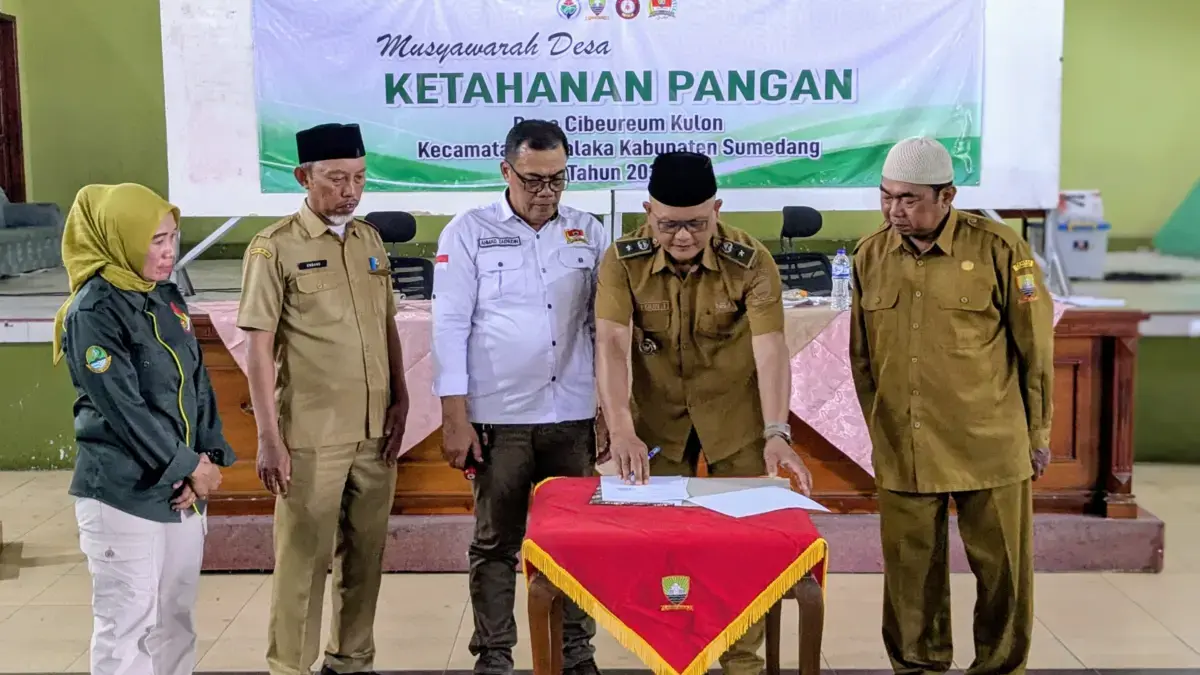 Kades berharap Bumdes Bisa Ciptakan Swasembada Pangan.