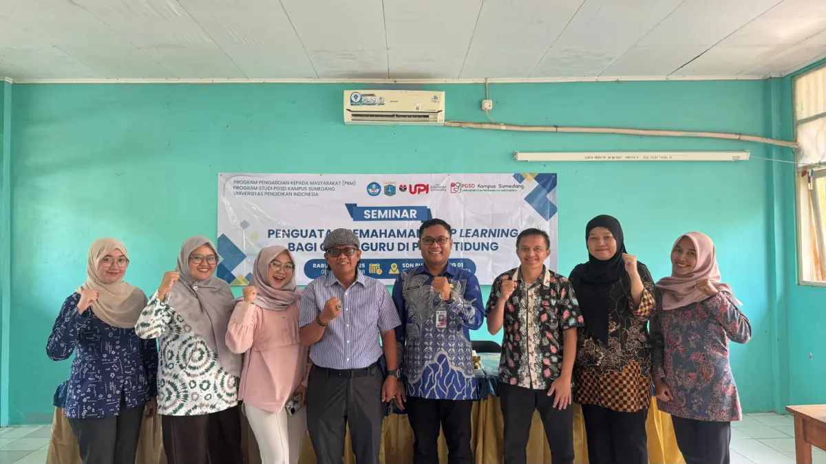 PKM UPI Kampus Sumedang di Pulau Tidung: Deep Learning Berbantuan AI untuk Guru TK dan SD