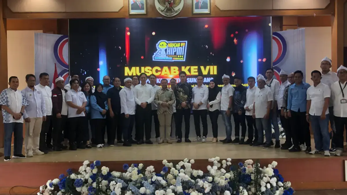 Rafika Adnur Resmi Nahkodai HIPMI Sumedang Lewat Muscab ke-VII