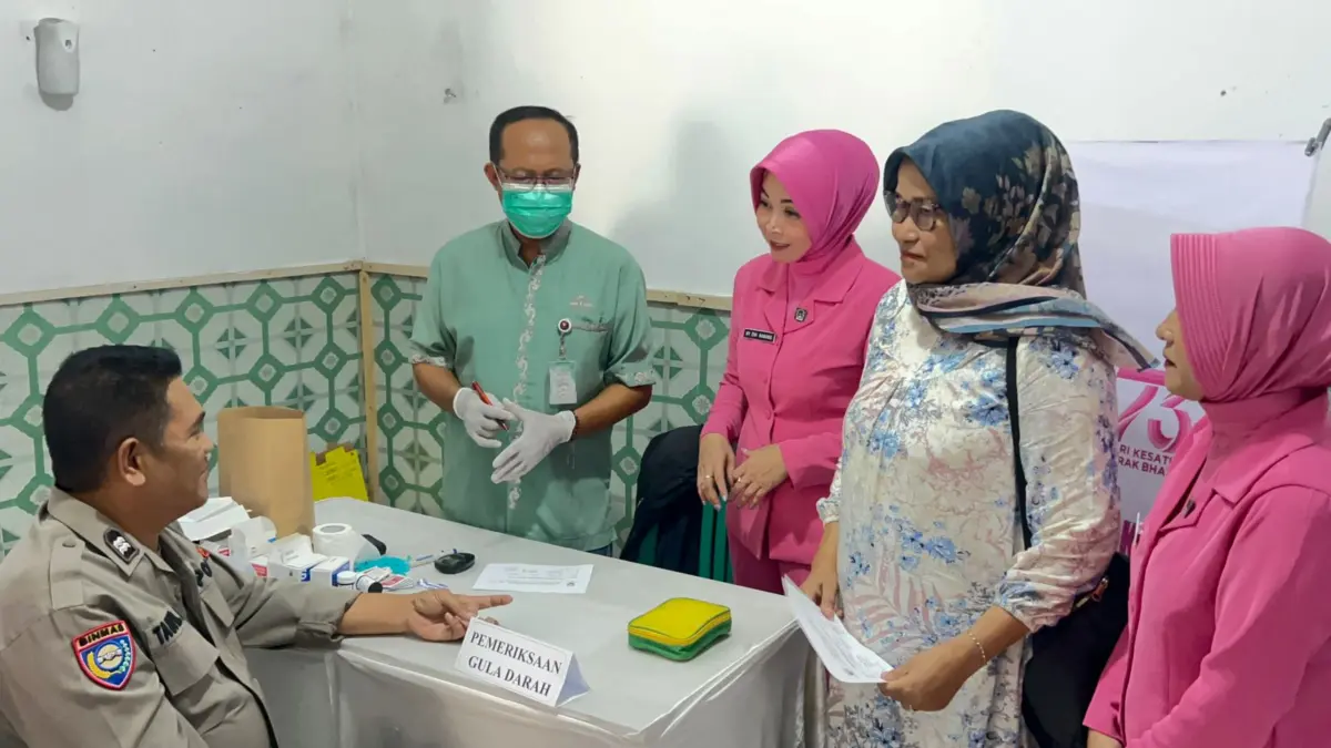 Bhayangkari Tanjungsari Hadirkan Layanan Kesehatan Gratis, Wujud Nyata Kepedulian Sosial