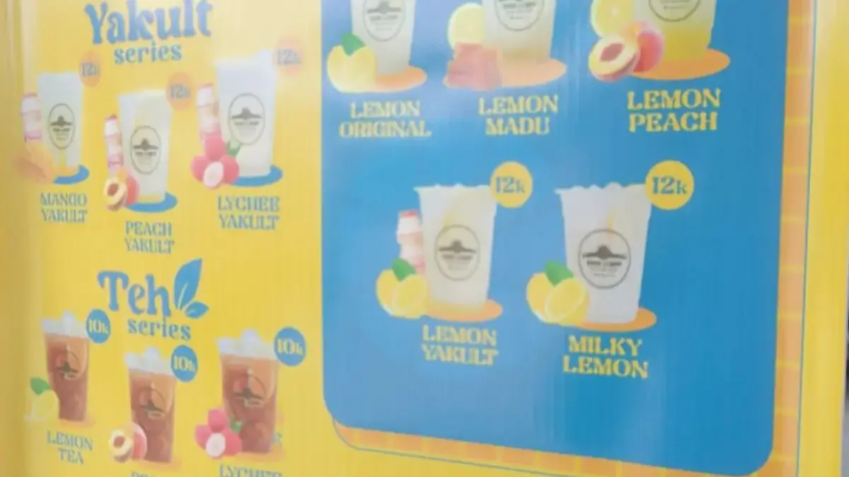 Jajanan Viral Minuman Lemon Series Bikin Penasaran