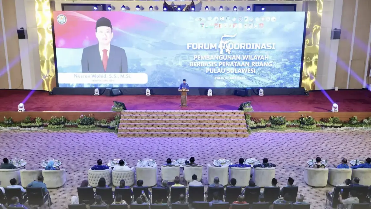 Menteri Nusron Ajak Kepala Daerah Se-Sulawesi untuk Revisi RTRW dan RDTR pada Koordinasi Pembangunan Wilayah