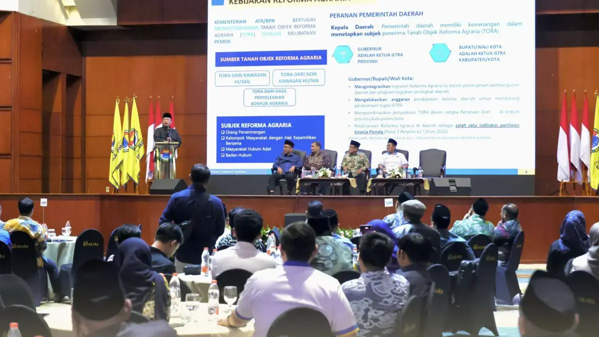 Menteri Nusron Ajak Alumni PMII Berperan dalam Mewujudkan Keadilan, Pemerataan, dan Kesinambungan Ekonomi
