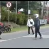 Nekat Terobos Operasi Patuh Nala 2025, Pengendara Motor Tanpa Nomor Plat Ini Berhasil Diamankan