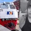 Viral! Seorang Wanita Terluka Akibat Lemparan Batu Saat Naiki Kereta Api