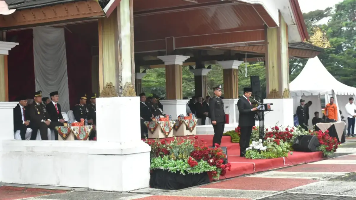 Di Syukuran Hari Bhayangkara ke-79: Bupati Dony Ajak Jadi Pribadi yang Pandai Bersyukur