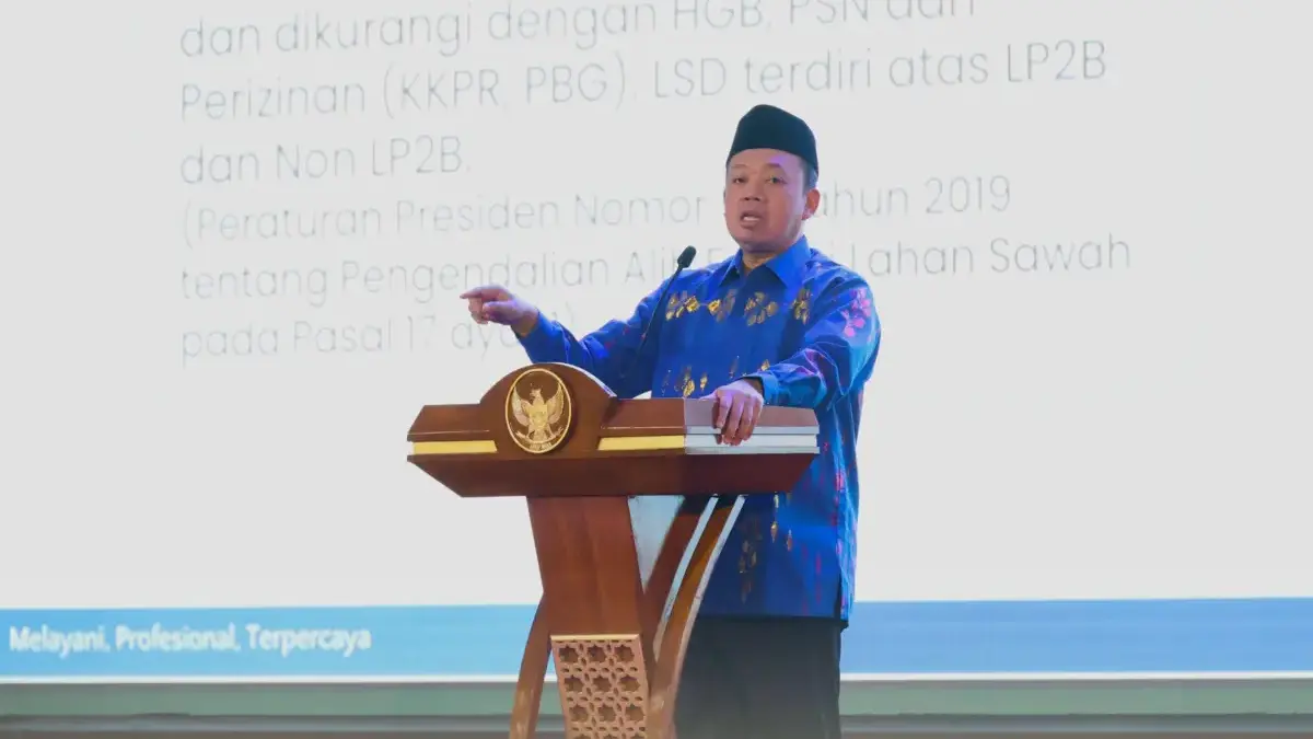 Menteri Nusron Tekankan Tata Ruang Untuk Ketahanan Pangan Sulteng Dalam Forum Pembangunan Wilayah