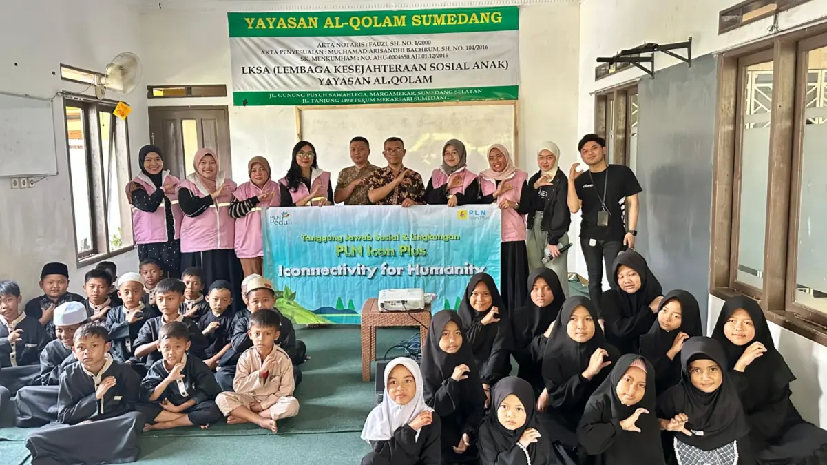 Hadirkan Keceriaan, PLN Icon Plus SBU Regional Jawa Barat Rayakan Hari Anak Nasional Bersama Anak-Anak Yayasan