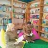 Kepala Desa Ganeas, Apresiasi Perpustakaan Baru Yayasan Rumah Imperium