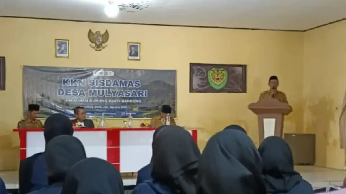Kades Mulyasari Aprsiasi KKN Sisdamas