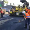 Warga Sambut Gembira Pengaspalan Jalan