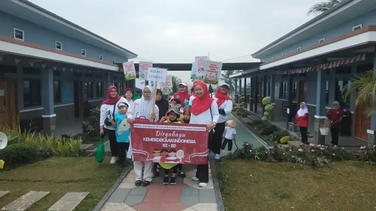 Peringatan Hut- ke 80 RI di SD Telaga Cendekia