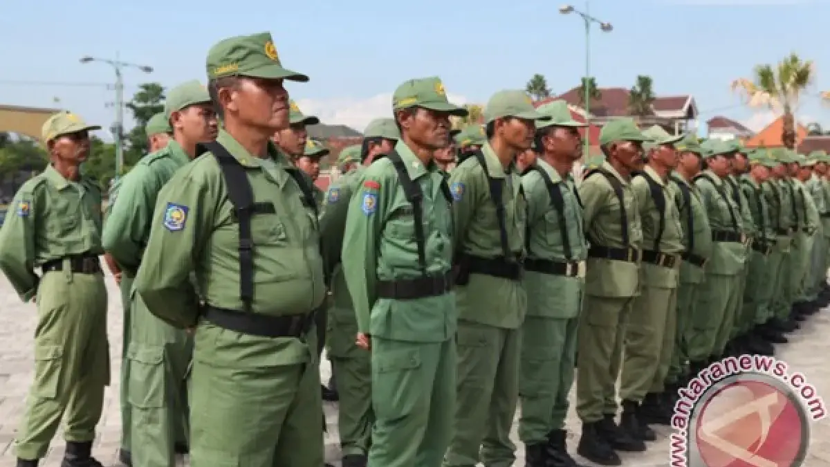 Linmas Tegalmanggung Dibekali Pembinaan Jelang HUT RI ke-80