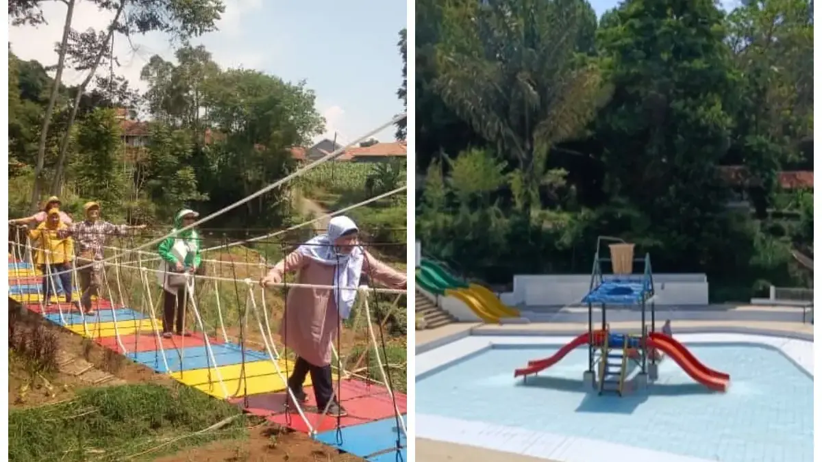 Fasilitas di Kampung Wisata Pangjugjugan Sumedang, Bikin Liburan Lebih Seru