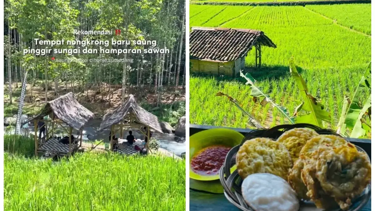 Daya Tarik Saung Sungai Cihonje, Wisata Goceng di Sumedang