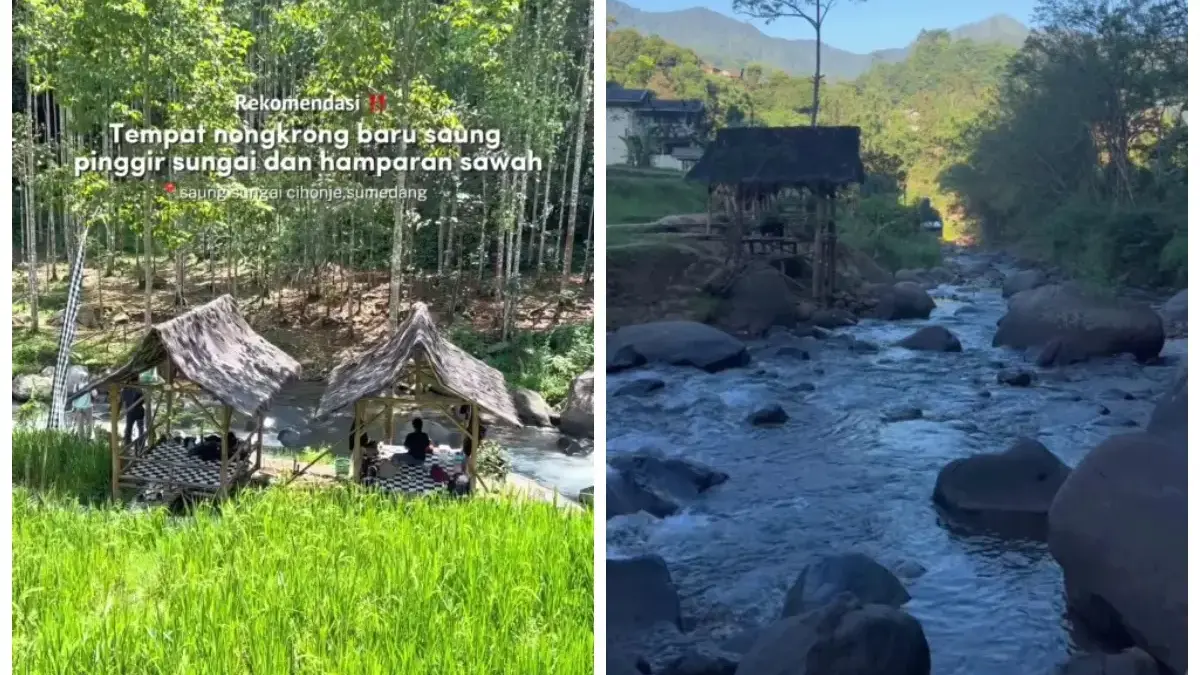 Tips Berkunjung ke Wisata Goceng Saung Sungai Cihonje Sumedang