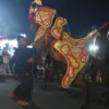 Maulana Silat Bersama Kuda Saat Pawai Lampion
