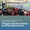 Menteri Nusron dan Wamen Ossy Ikuti Rangkaian Upacara Peringatan Hari Kemerdekaan ke-80 Republik Indonesia
