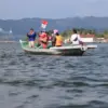 Meriah! Parade Perahu Hias Hiasi Bendungan Jatigede