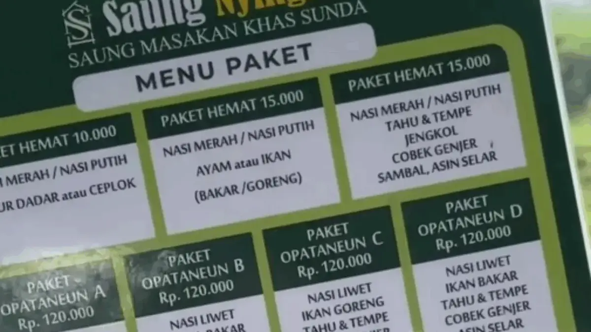 Menu Terbaik Saung Nyingkur yang Dijamin Bikin Kamu dan Keluarga Kamu Jadi Super Kenyang!